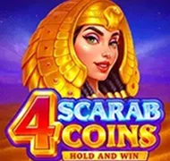 4 Scarab Coins Hold and Win